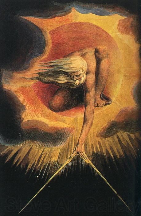 William Blake God as an Architect Spain oil painting art